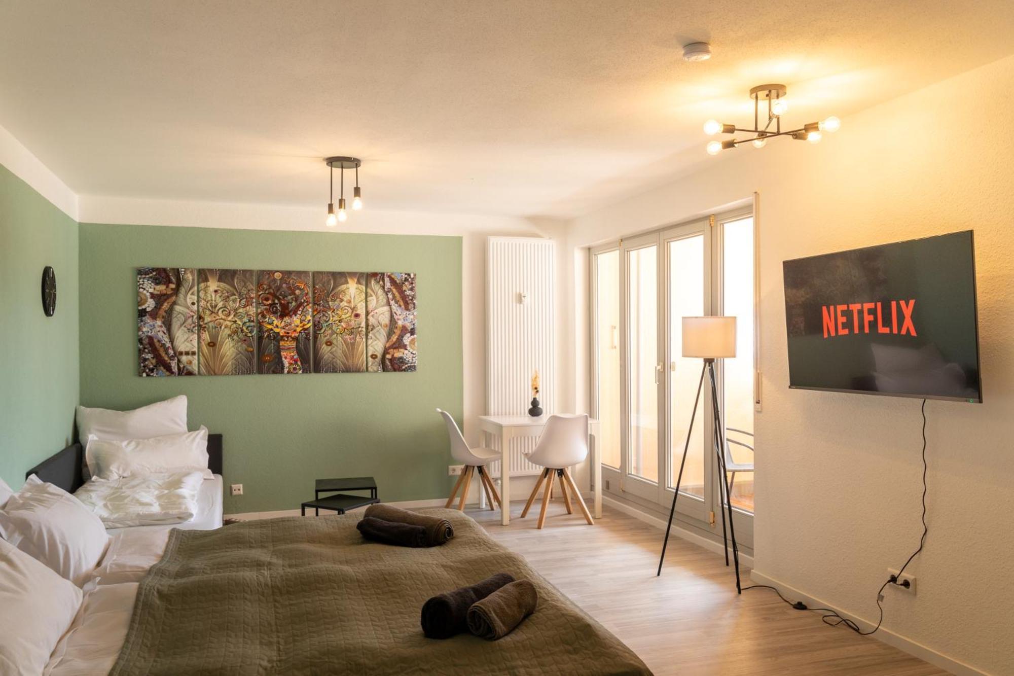 Home Shanti - Studio, Suedvorstadt, Balkon, Tv Leipzig Eksteriør billede